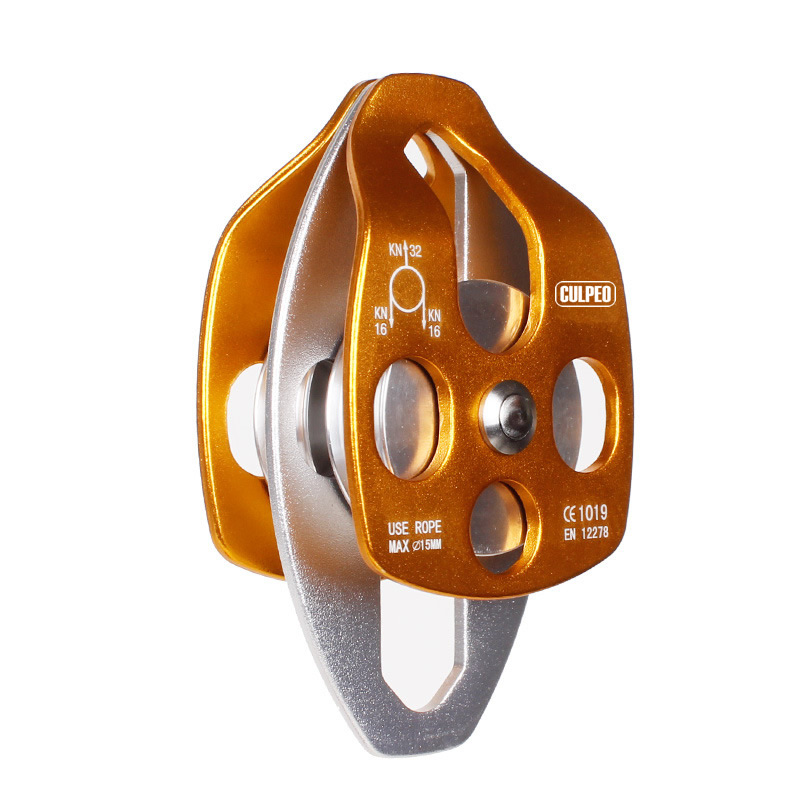 Culpeo P14 Double pulleys on the aluminum alloy side plates for rope rescue - Image 2
