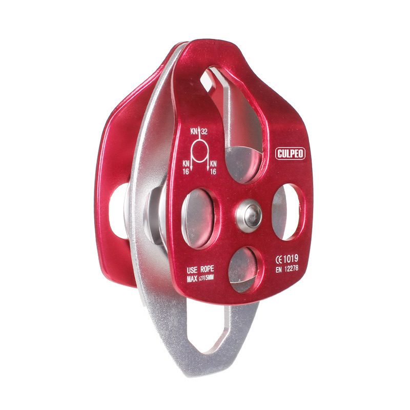 Culpeo P14 Double pulleys on the aluminum alloy side plates for rope rescue - Image 4