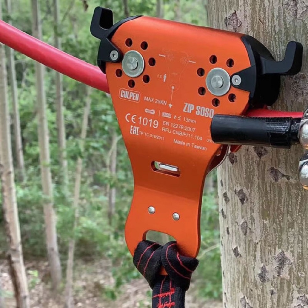CULPEO ZIP SOSO P978 Adventure Park Jungle Crossing Zip line Crossing Bull Horn Double Pulley - Image 3
