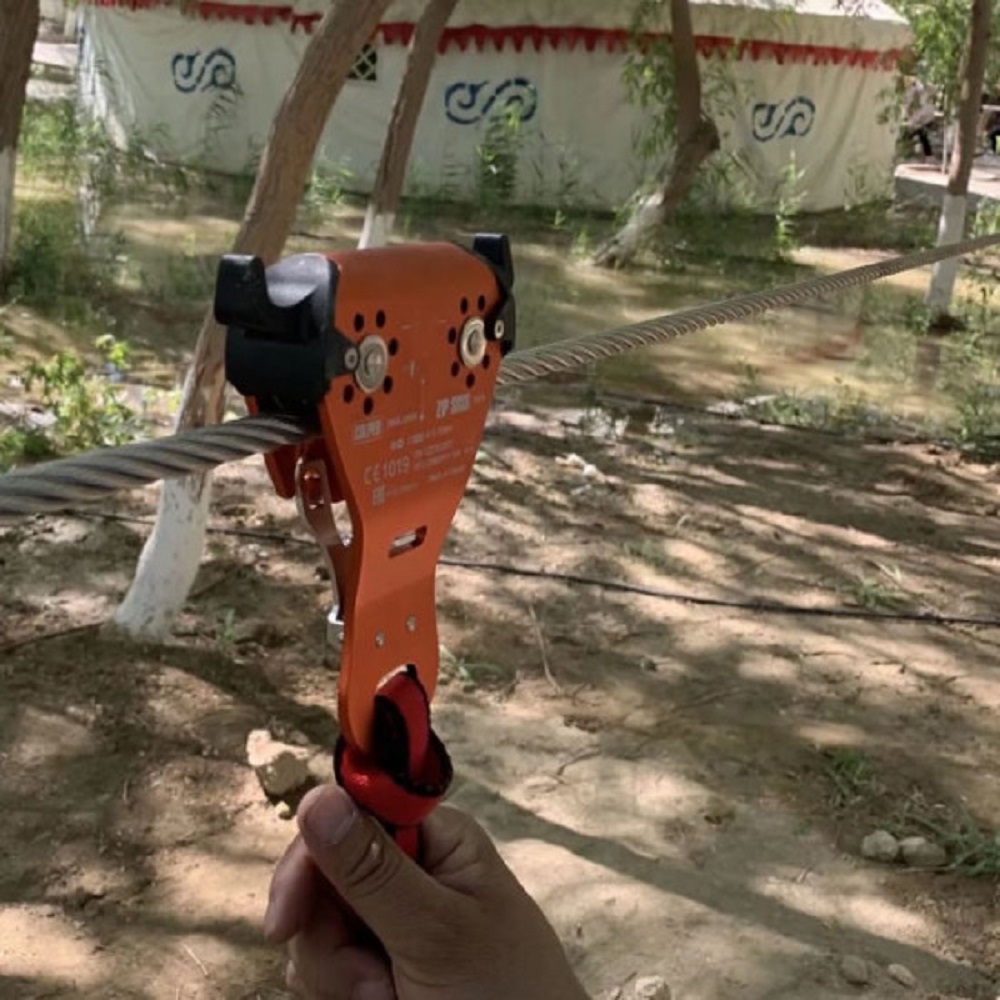 CULPEO ZIP SOSO P978 Adventure Park Jungle Crossing Zip line Crossing Bull Horn Double Pulley - Image 4