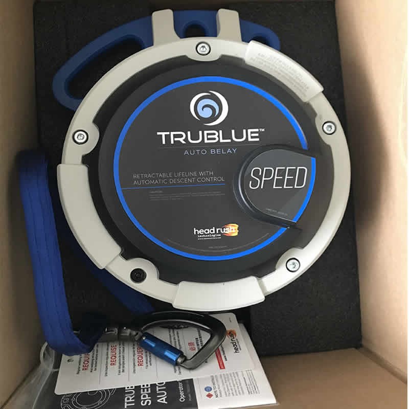 Headrush TRUBLUE SPEED 12.5m 16m Speed climbing descender and climbing training protector - 图片 3