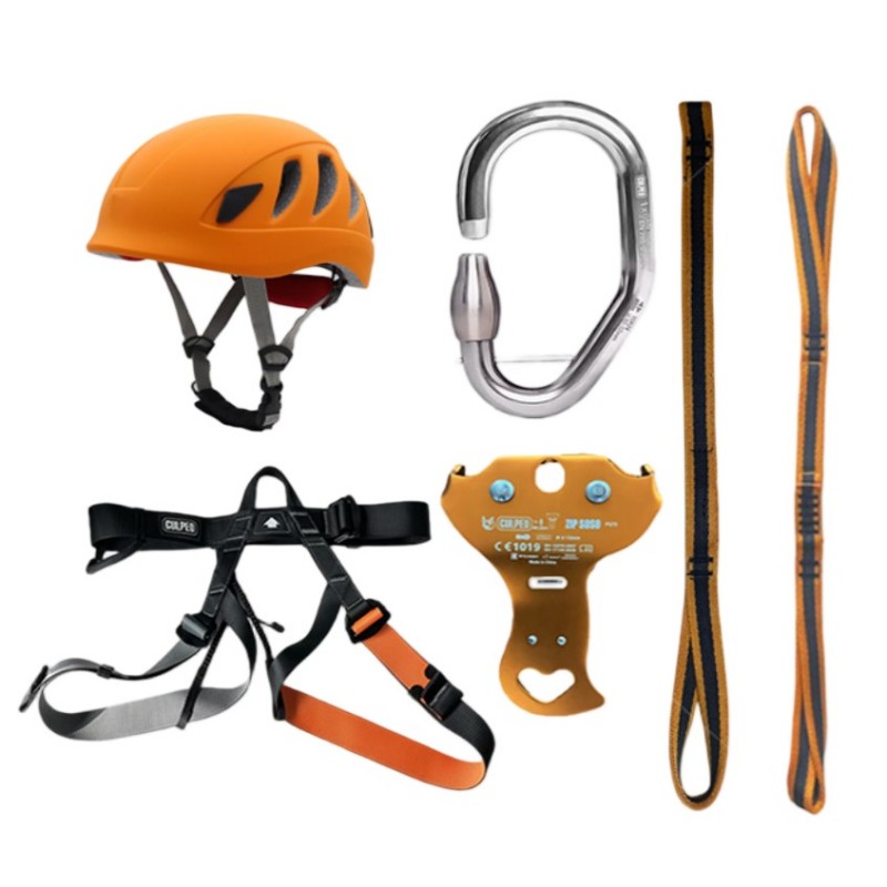 CULPEO FAK01 Tree Expansion Adventure Park Visitor Set Jungle Adventure Half-Body Lock Zip Line Equipment - Image 3