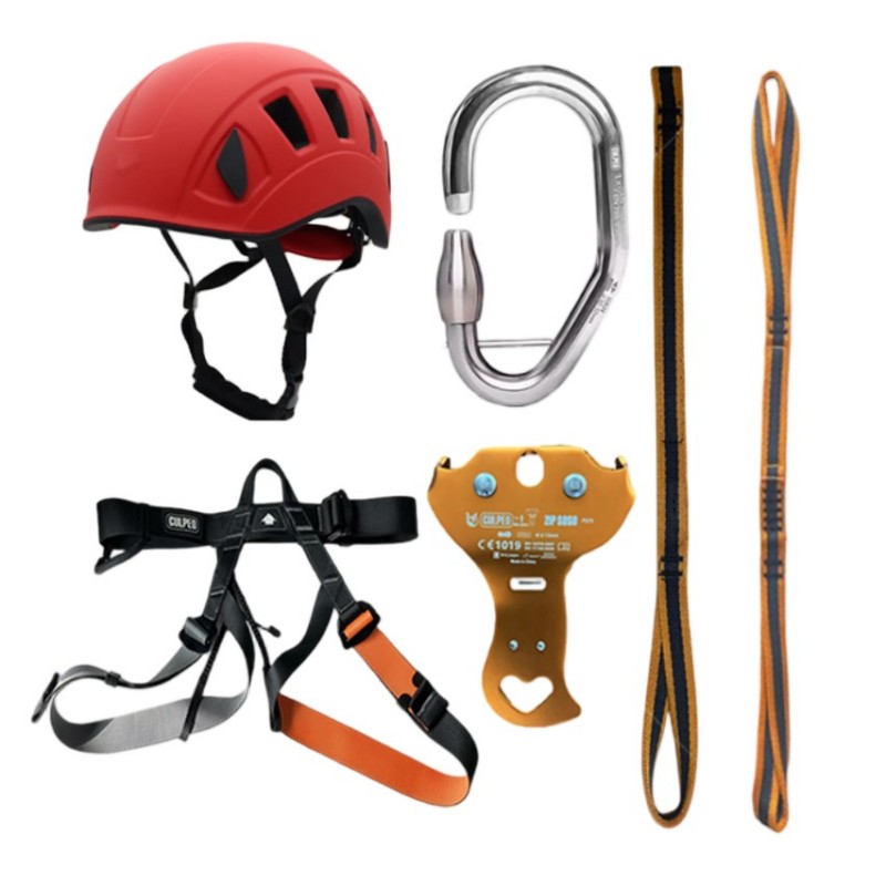 CULPEO FAK01 Tree Expansion Adventure Park Visitor Set Jungle Adventure Half-Body Lock Zip Line Equipment - Image 4