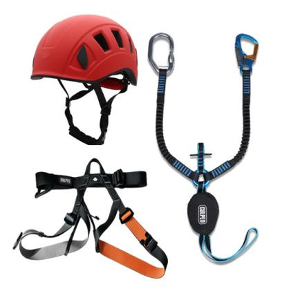 CULPEO VFK01 Ferrata Tourist Set of Rock Wall Railway climbing Potential Energy Absorption and fall Prevention equipment - Image 4