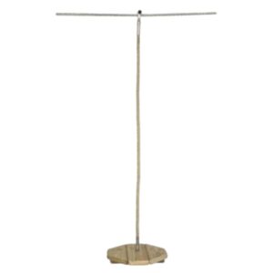 AC22 Octagonal Sherwood crossing step 35 x 35 cm - with one rope 2.10 m