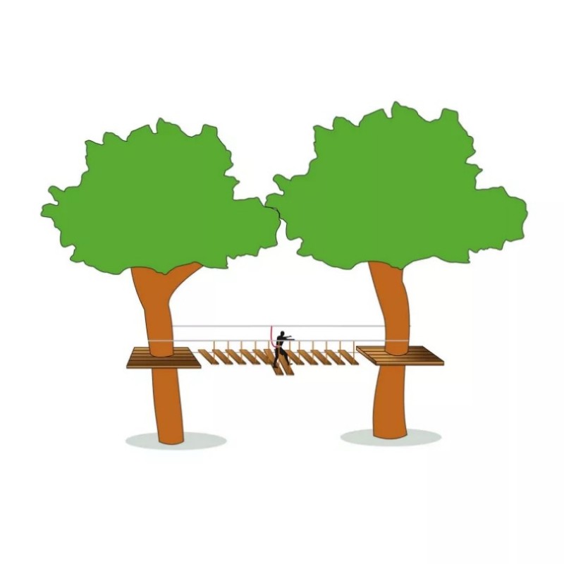 Treetop Adventure Parks Elastic plank - Image 3
