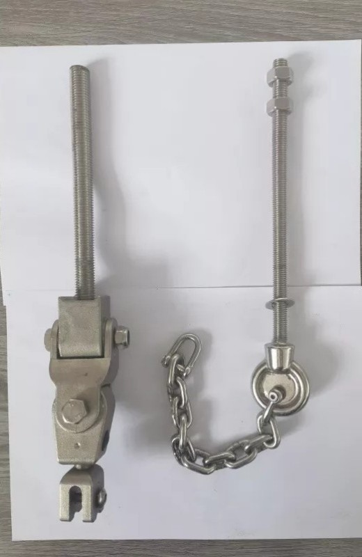 Stainless steel swing hook with protective hook. - Image 4
