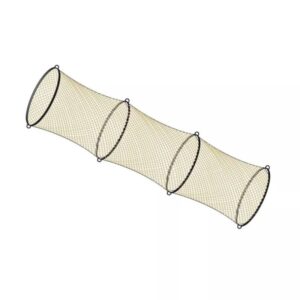 Nasse : Net tube equipped with a steel circle Ø800mm every meter