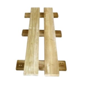 AC25-AC Plank crossing step 0,60 x 1,65 m to be fixed onto 2 wire ropes