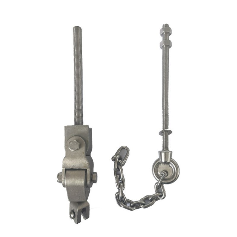 Stainless steel swing hook with protective hook. - Image 2