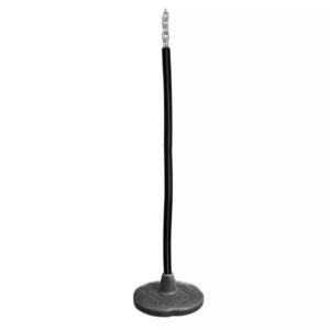 A children's zip line swing with obstacles is suspended in the adventure park